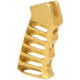 Guntec USA Ultralight Series Skeletonized Aluminum Pistol Grip, Anodized Gold, ULS-PG-GOLD