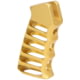 Guntec USA Ultralight Series Skeletonized Aluminum Pistol Grip, Anodized Gold, ULS-PG-GOLD