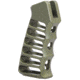Guntec USA Ultralight Series Skeletonized Aluminum Pistol Grip, Anodized Green, ULS-PG-GREEN