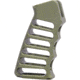 Guntec USA Ultralight Series Skeletonized Aluminum Pistol Grip, Anodized Green, ULS-PG-GREEN