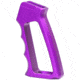 Guntec USA Ultralight Series Skeletonized Aluminum Pistol Grip, Gen 2, Anodized Purple, ULS-PG-G2-PURPLE