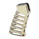 Guntec USA Ultralight Series Skeletonized Aluminum Pistol Grip, Gold Plated, ULS-PG-GLD