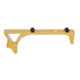 Guntec USA Ultralight Skeletonized Angled Grip For M-LOK, Anodized Gold, MLK-AG-GOLD