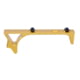 Guntec USA Ultralight Skeletonized Angled Grip For M-LOK, Anodized Gold, MLK-AG-GOLD