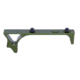 Guntec USA Ultralight Skeletonized Angled Grip For M-LOK, Anodized Green, MLK-AG-GREEN
