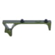 Guntec USA Ultralight Skeletonized Angled Grip For M-LOK, Anodized Green, MLK-AG-GREEN