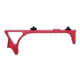 Guntec USA Ultralight Skeletonized Angled Grip For M-LOK, Anodized Red, MLK-AG-RED