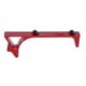 Guntec USA Ultralight Skeletonized Angled Grip For M-LOK, Anodized Red, MLK-AG-RED
