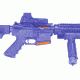 GunVault MagVault Assault Rifle Safety Lock, Orange, Key AR-01
