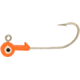 H&amp;H Lure Company Cocahoe Round SW Jighead, 1/16 oz, Sz 1 Hook, Orange 10/Pack, C1610-04