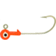 H&amp;H Lure Company Cocahoe Round SW Jighead, 1/4 oz, 2/0 Hook, Orange 10/Pack, C1410-04
