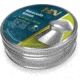 H&amp;N Sport Baracuda Green .25 Caliber 19.91 Grain Air Rifle Pellets, 150 Rounds, Silver, Small, 92066350013