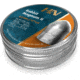 H&amp;N Sport Rabbit Magnum II .177 Caliber 15.74 Grain Air Rifle Pellets, 200 Rounds, Silver, Small, 92254500003