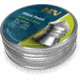H&amp;N Sport Silver Point .25 Caliber Blister 24.38 Grain Air Rifle Pellets, 150 Rounds, Silver, Small, 92346350001BL