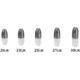 H&amp;N Sport Sampler Hunting Pellets .25 Caliber 25 Types Air Rifle Pellets, 150 Rounds, Silver, Small, 99996350005