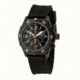 H3 Tactical H3.322231.11 Commander Mens Watch - Black Dial, Black Rubber Band, Timer