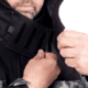 Habit Anglers Bluff Rain Jacket, Habit Gray Waves/Black, Large, RS10032-O-8-6-L-4G5