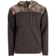 Habit Men's 1/4 Zip Hooded Fleece Pullover - Men's, Medium, Realtree APX/Turkish Coffee, 1409608