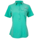 Habit Trapper Junction River Short Sleeve Shirt - Womens, Spearmint, Medium, TS10034-9C9-WM
