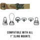 Haley Strategic Partners D3 Slim Sling, Two Point, 2.9oz, 70x1.375x.5, MIL-SPEC Nylon Webbing Construction