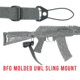 Haley Strategic Partners D3 Slim Sling, Two Point, 2.9oz, 70x1.375x.5, MIL-SPEC Nylon Webbing Construction