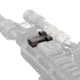 Haley Strategic Partners Thorntail X 1913 Offset Light Mount, Black, MNT-LIGHT-TX-OFF-PIC-1
