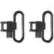HALF RACK Sling Swivel Set, 2 Psc, 1.25 in, Black, Small, HR1149