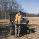 HALF RACK Wildcat Long Gun Large Case, Rifle, Dark Grey/Light Grey/Orange, Large, HR1020