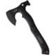 Halfbreed Blades Compact Rescue Axe, 4.5" black Teflon coated K110 tool steel axe head , Black G10 handle, Hammer end, CRA-01 BLK