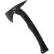 Halfbreed Blades Large Rescue Axe, 6.25 black Teflon coated K110 tool steel axe head, Black G10 handle, LRA-01 BLK