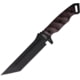 Halfbreed Blades Medium Infantry K110 Steel Fixed Blade Knife, 6.69in, Bohler K110, Black Teflon Tanto Blade, Dark Earth G10 Handle, MIK-05P BLK DE