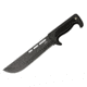 Hallmark Bad Blood - Jungle Commander Machete, 9in Black Partially Serrated 8Cr14 Stainless Blade, Kraton Rubber Handle, BB0114