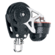Harken 40mm Carbo Single Ratchet Block w/Swivel Becket &amp; Cam Cleats, 2610