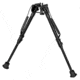 Harris Engineering 1A2-L Bipod, Solid Base, 9-13 in, Black, 1A2-L