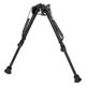 Harris Engineering Rotate Self Level Sporting BiPod with Solid Base, 9-13 in, Black, 1A2-L2