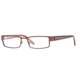 Hart Schaffner Marx HSM 750 SEHS 075000 Single Vision Prescription Eyeglasses - Brown SEHS 0750005445 BN