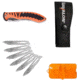 Havalon Forge Folding Knife, Box, Orange, XTI-60ARHO