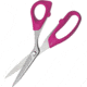 Havels Fabric Serrated Scissors, 8in Overall, AUS-8 Stainless Blades, Pink ABS Handles, 30212