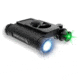 Hawk Gazer FLG-21 LED Flashlight/Green Laser Combo, Low Profile, Black, HG-FLG-21