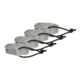 Hawk Treestands Helium Straps - 4 Pack, Black, HWK-HSTRAP-4PK
