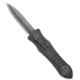 Hawk Knife Designs G&amp;G Hawk Custom Deadlock Model C D/A OTF Knife Ti/Jungle Wear CF 3.5" Gray, Black/Green, Bohler M390, adult, BHQ-231969