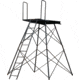 Hawk Treestands Scout Floor w/10ft Tower, Black, HWK-SCFLR-10C