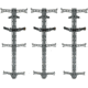 Hawk Treestands Helium Climbing Stick, Gray, Pack of 3, HWK-HC2086-3