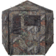 Hawk Treestands Warrior XL Hunting Blinds with Shadow Mesh Technology, Camo/Blackout, HWK-DOX-WR200XL