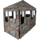Hawk Treestands Warrior XL Hunting Blinds with Shadow Mesh Technology, Camo/Blackout, HWK-DOX-WR200XL