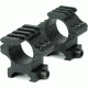 Hawke Sport Optics 2pc 1in. Weaver Medium Tactical, Black HM7416