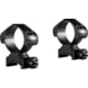 Hawke Sport Optics Precision Steel 30mm Rings Weaver 30mm w/ Nut - 2-Pieces, High, Black, 23007