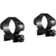 Hawke Sport Optics Precision Steel 30mm Rings Weaver 30mm w/ Nut - 2-Pieces, Medium, Black, 23006