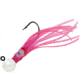 Hawken Outdoors Aerojig Humpy Death Jig, 3/8 oz, 1/0 Hook, Pearl White Head/Cerise Skirt, HDJ38002