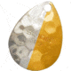 Hawken Outdoors Simon 3.5 Colorado Spinner Blade, Hammered, Gold/Nickel, 2 Pieces, SSBH35001